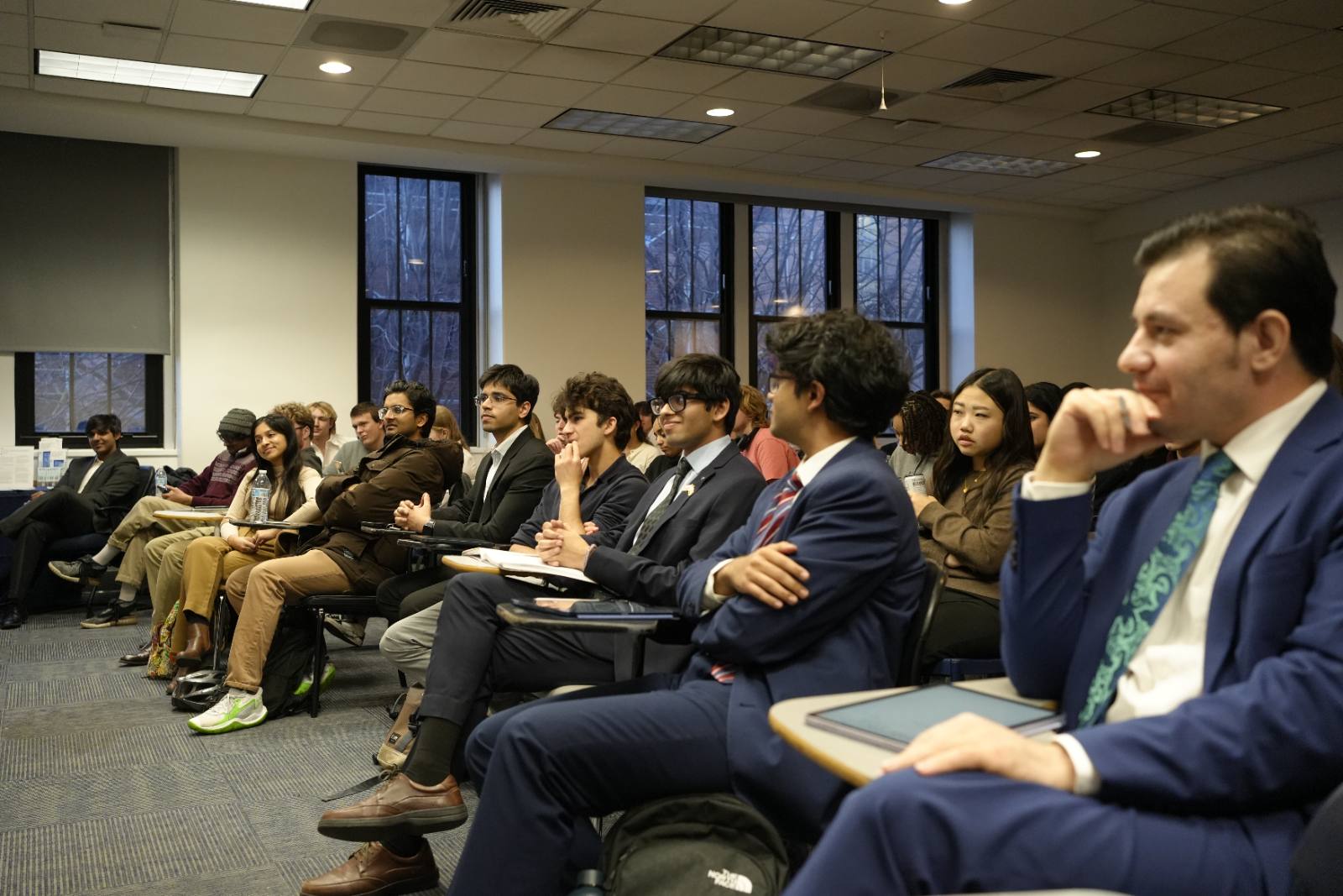 Members at a WFI speaker event