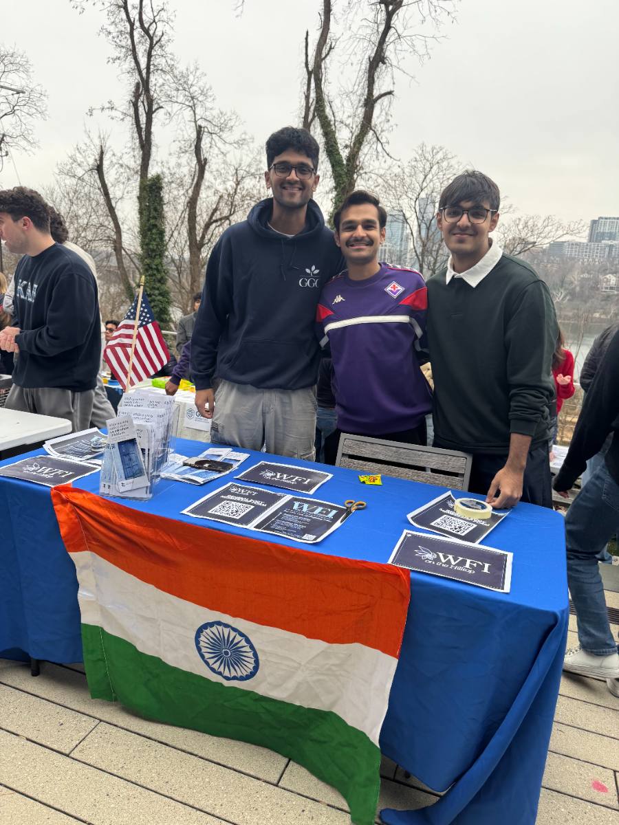 Members tabling at the club fair